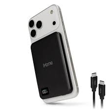 iHome Power Bank Magnética 5000 mAh - Carga Inalámbrica