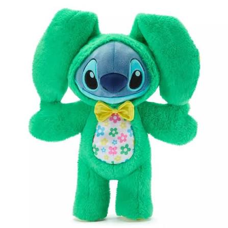 Peluche Stitch Easter Bunny Amarillo y Verde