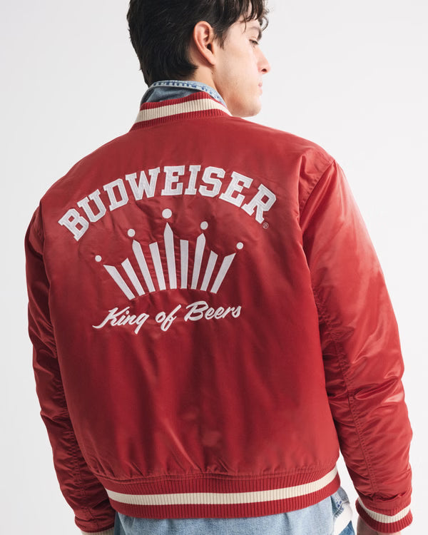 Abercrombie Budweiser Bomber Jacket
