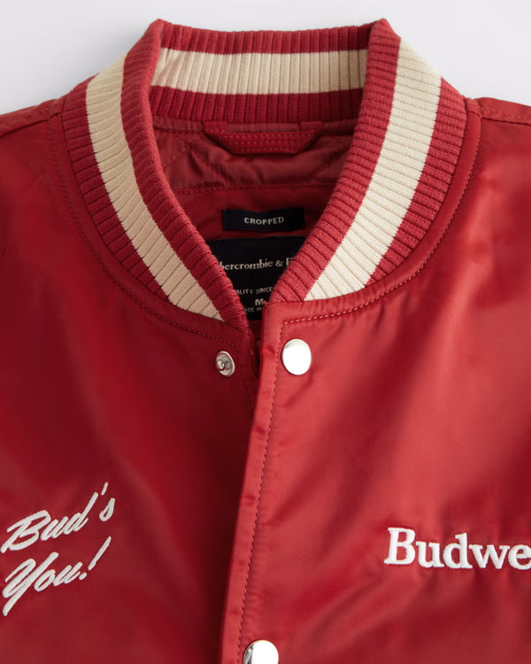 Abercrombie Budweiser Bomber Jacket