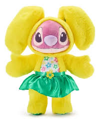 Peluche Stitch Easter Bunny Amarillo y Verde