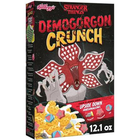 Cereal Demogorgon Crunch Kellogg's x Stranger Things