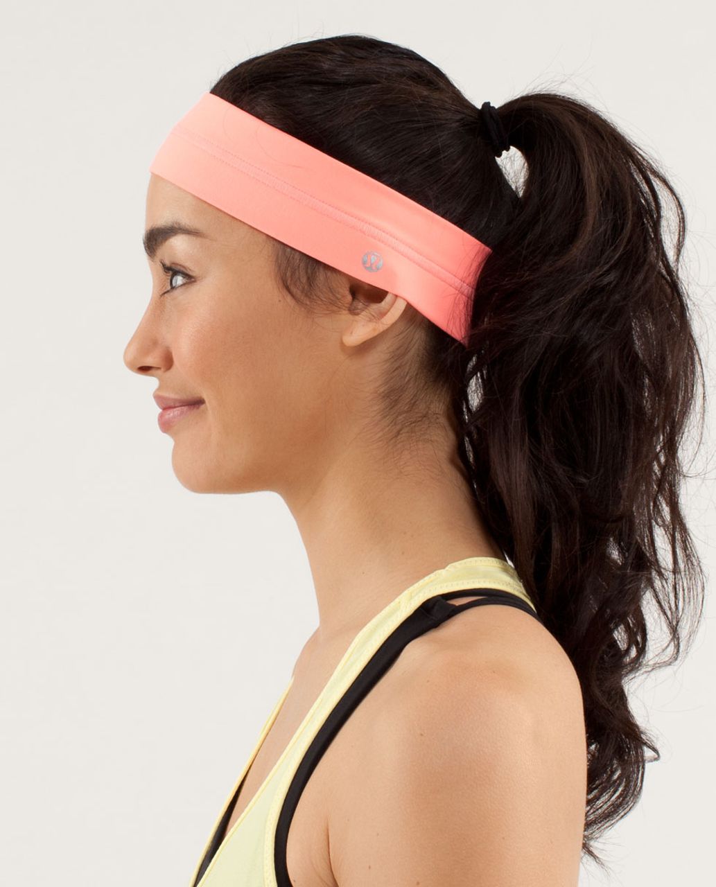 Lululemon Fly Away Tamer Headband Pop Orange